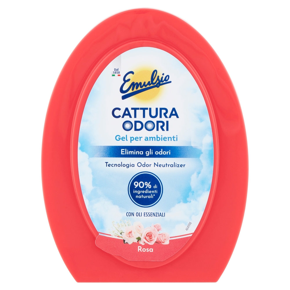 Emulsio Cattura Odori Gel per ambienti Rosa 150 g